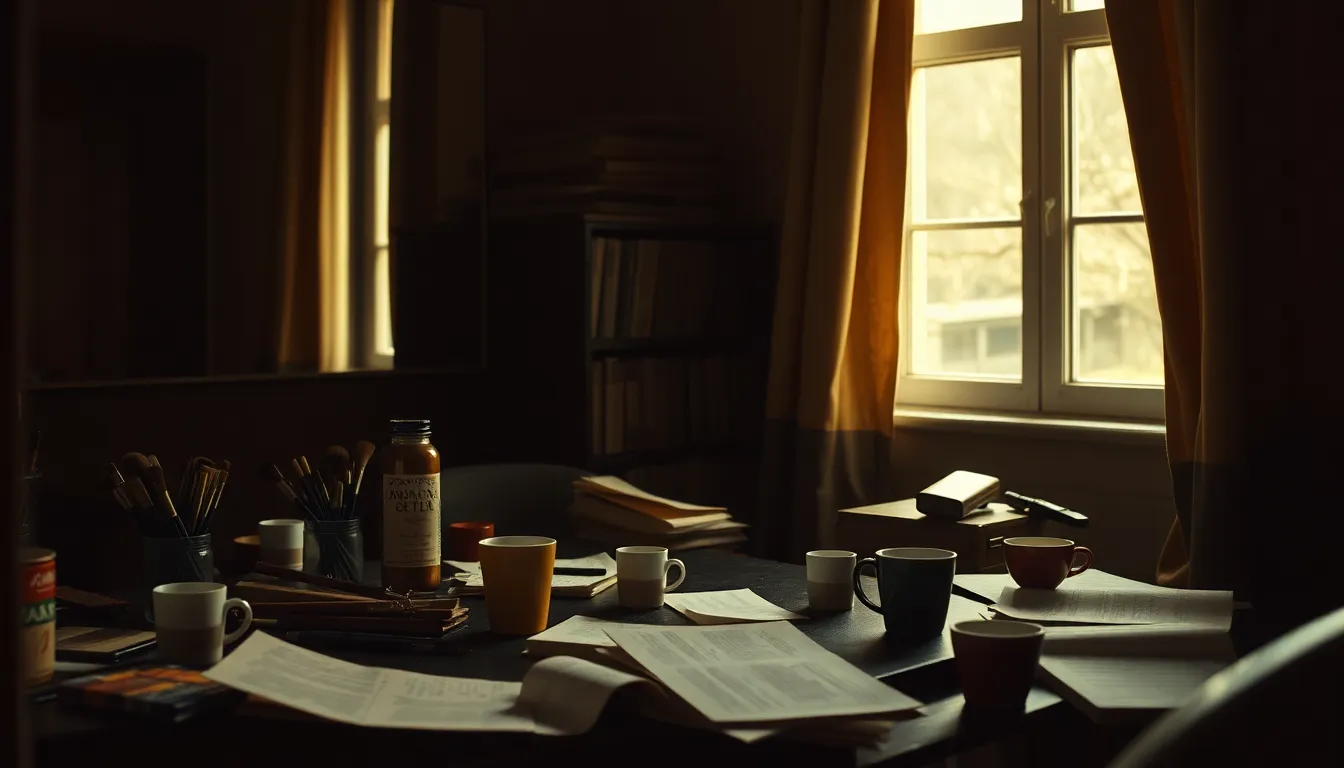 무대 위에서 열정적으로 공연하는 가수