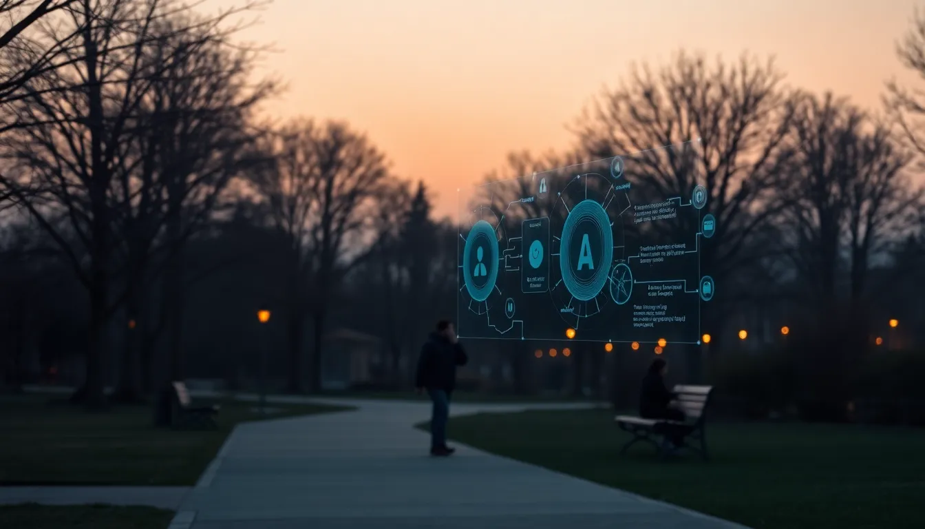 AI 기술이 사회적 고립을 해소하는 모습