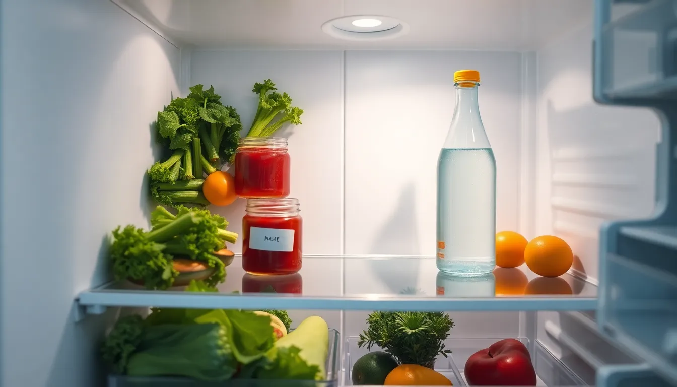 2025년 자취생을 위한 슬림형 냉장고가 아늑한 주방에 설치된 모습