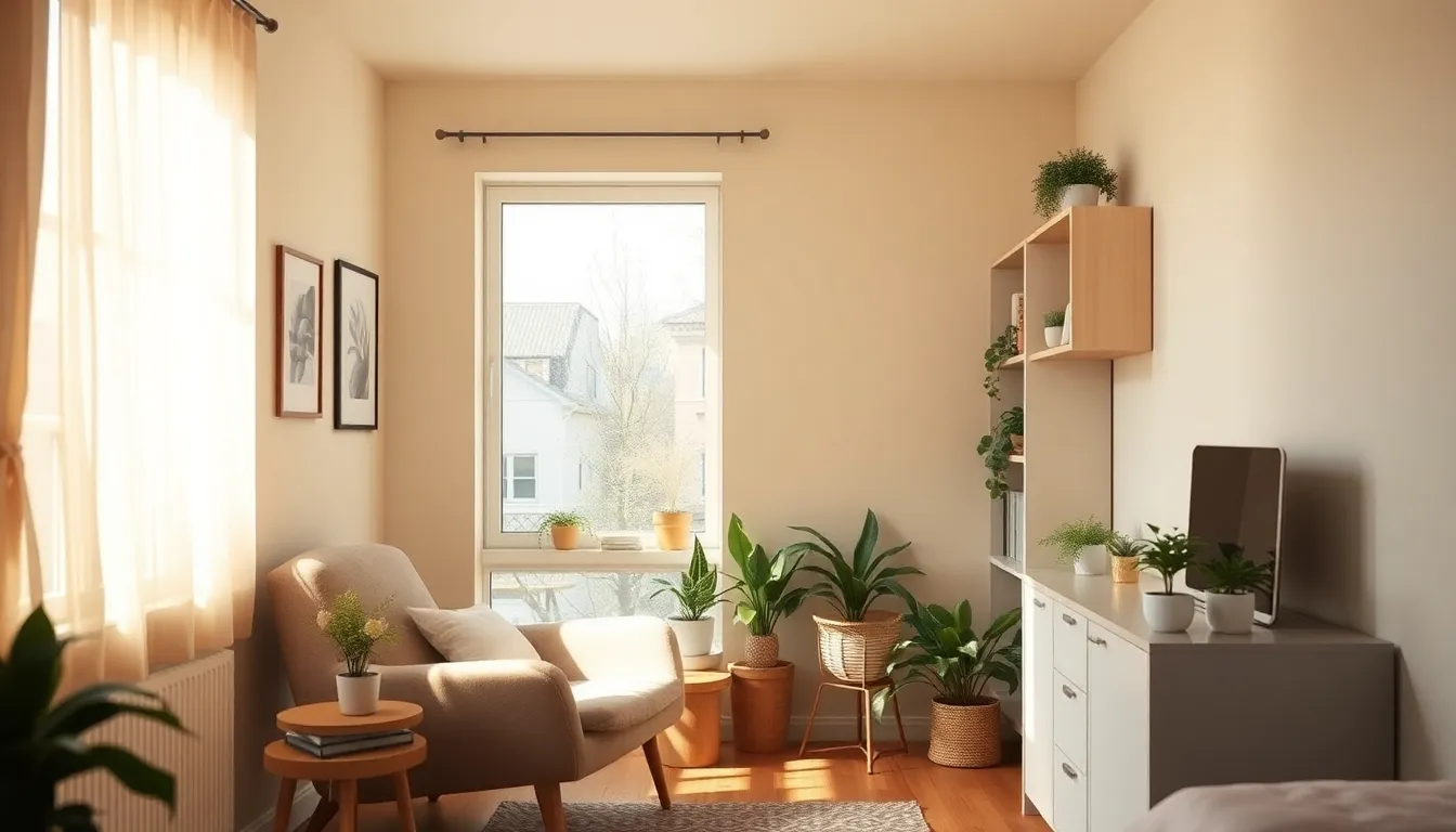 MZ세대 1인 가구의 스마트한 주거 공간 모습