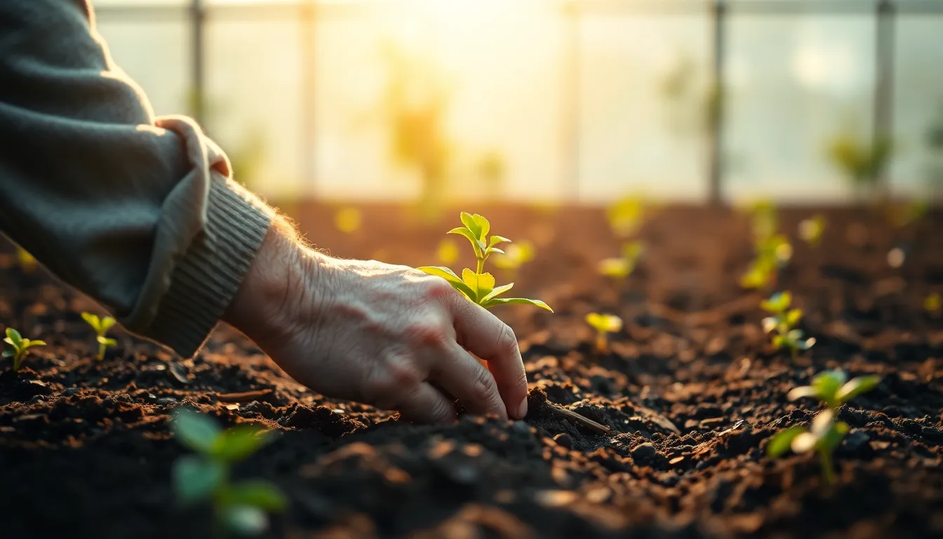 활기찬 노년의 삶을 즐기는 어르신들이 함께 일하는 모습