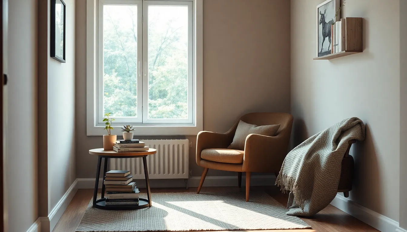 MZ세대 1인 가구의 주거 트렌드를 보여주는 현대적인 인테리어 이미지