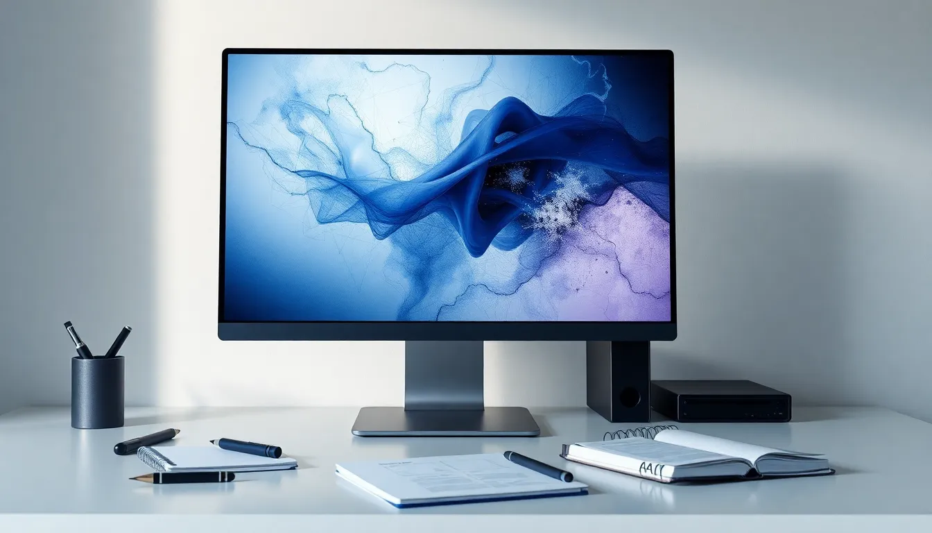 AI로 생성된 미래 도시 풍경 이미지