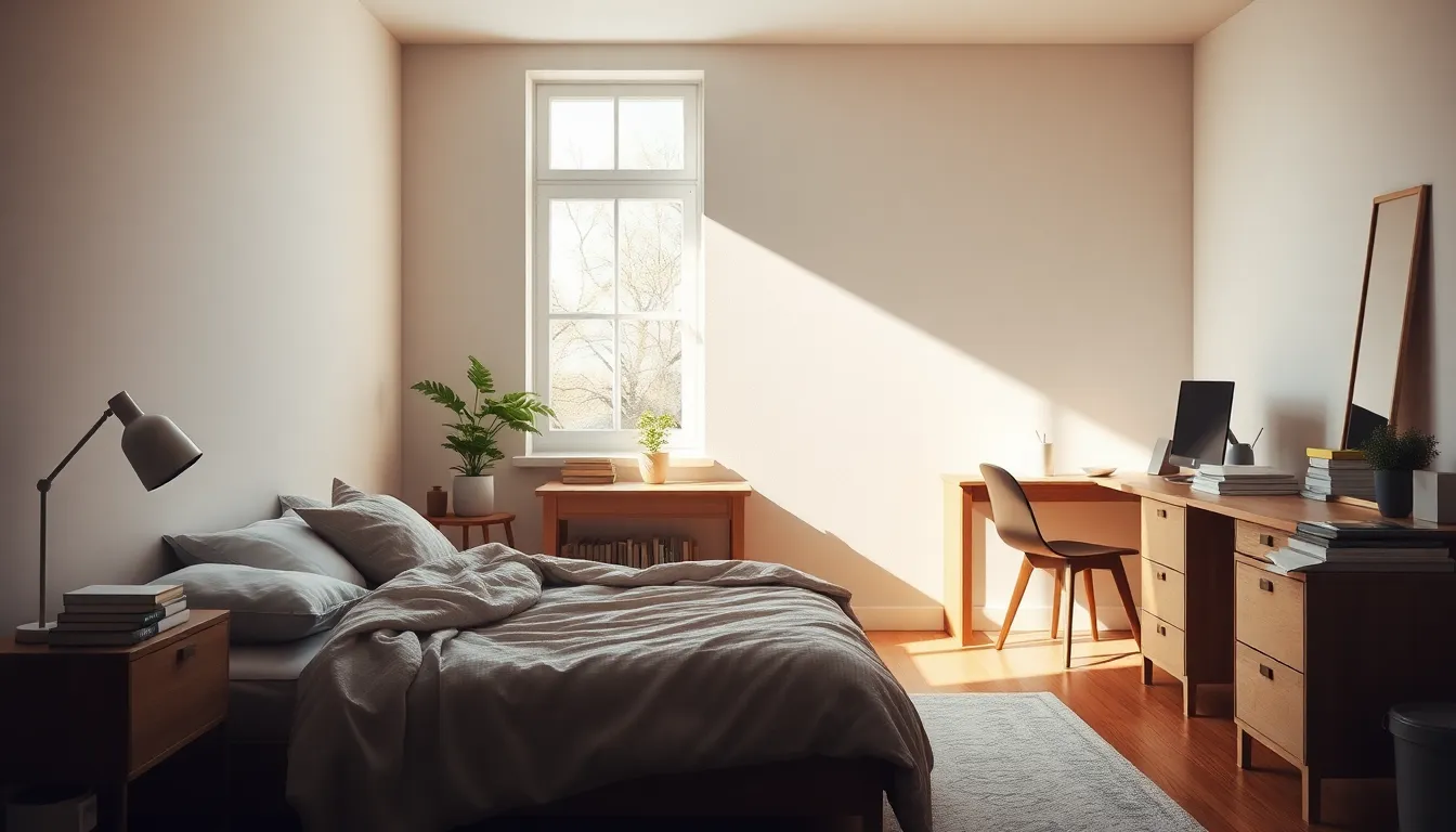 MZ세대 1인 가구 침실 공간 활용 예시 이미지