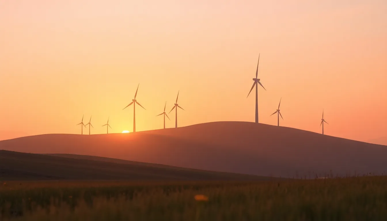 친환경 에너지 발전소 이미지